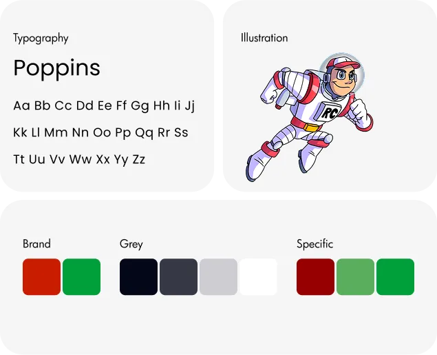 Style guidelines by Youiocean for rocketchef